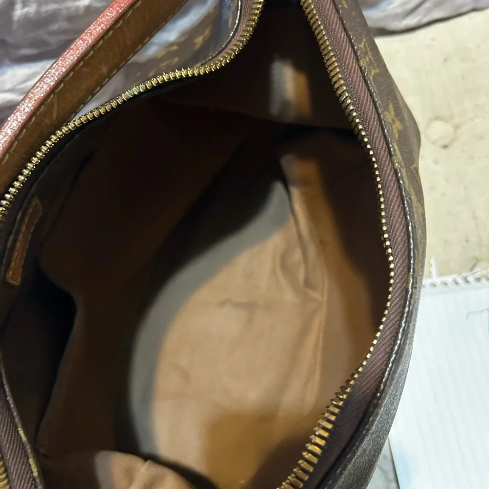 Louis Vuitton Brown Monogram Hobo Bag